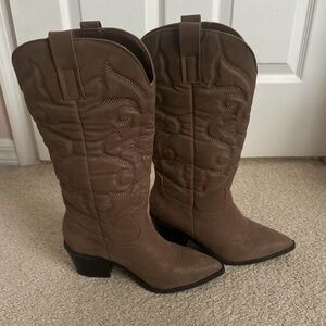 Brown Western Cowgirl Boots